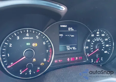 2016 Kia Forte Lx z USA, uszkodzony, nr VIN KNAFK4A62G5563477